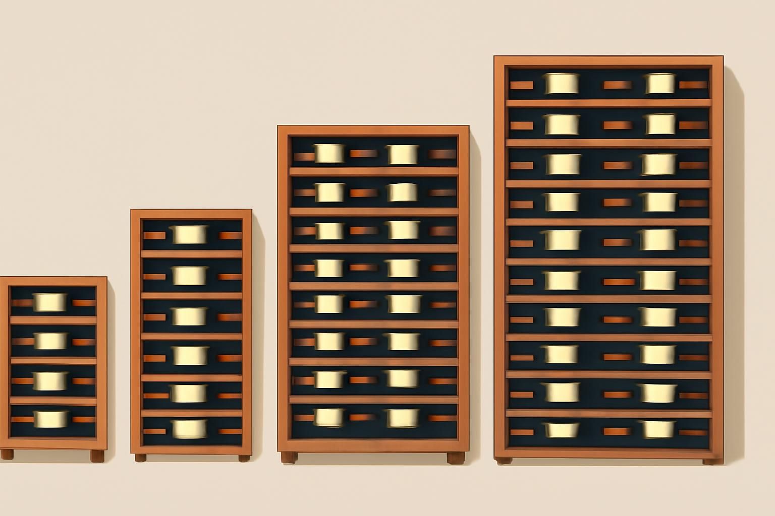 découvrez comment choisir la capacité idéale pour votre cave à vin, entre 12, 24, 48 et 100 bouteilles, selon vos besoins et votre espace.